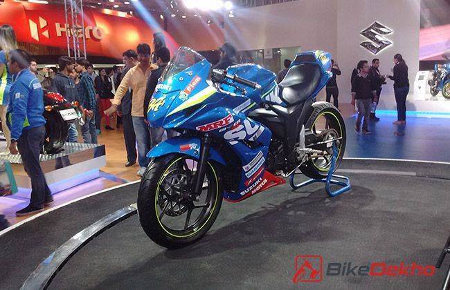 Meet The Race Spec Suzuki Gixxer SF At 2016 Auto Expo BikeDekho