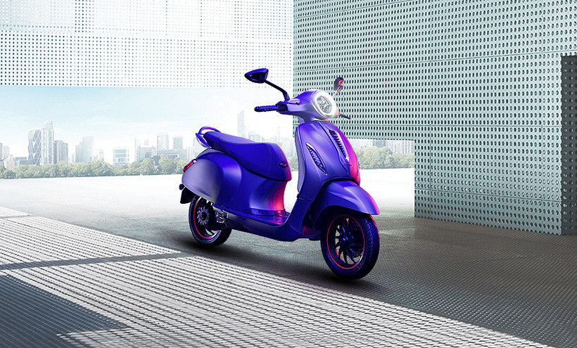 Bajaj Chetak Front Right View