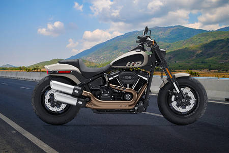 Harley Davidson Fat Bob Price Mileage Colours Images BikeDekho