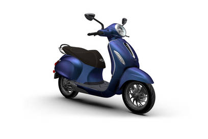 Bajaj Chetak Indigo Metallic Colour - Chetak Indigo Metallic Price