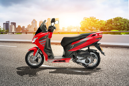 Aprilia SXR 160 Left Side View