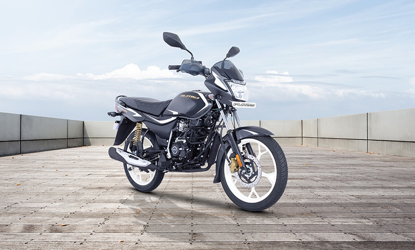 Bajaj Platina 110 Front Right View