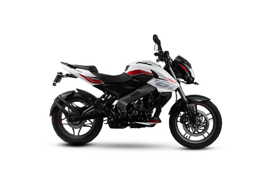 Bajaj Pulsar NS160 Pearl Metallic White Colour - Pulsar NS160 Pearl ...