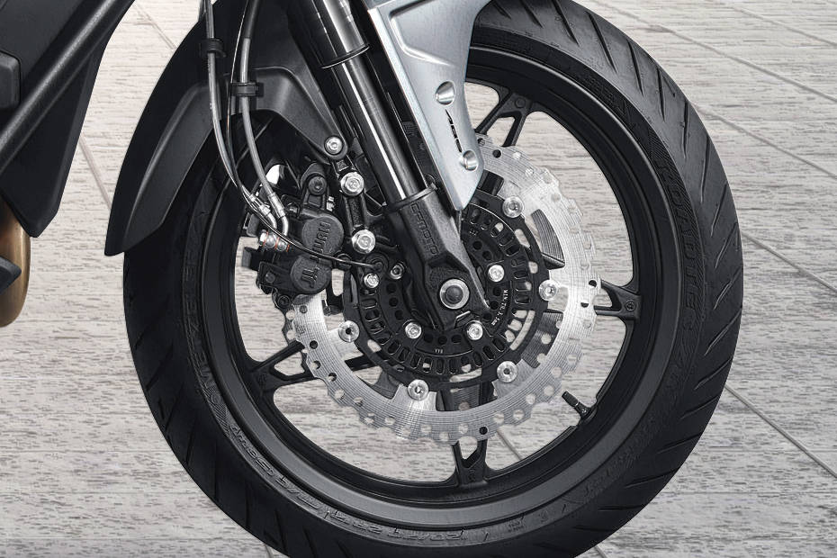 CFMoto 650MT Front Brake View Image - BikeDekho