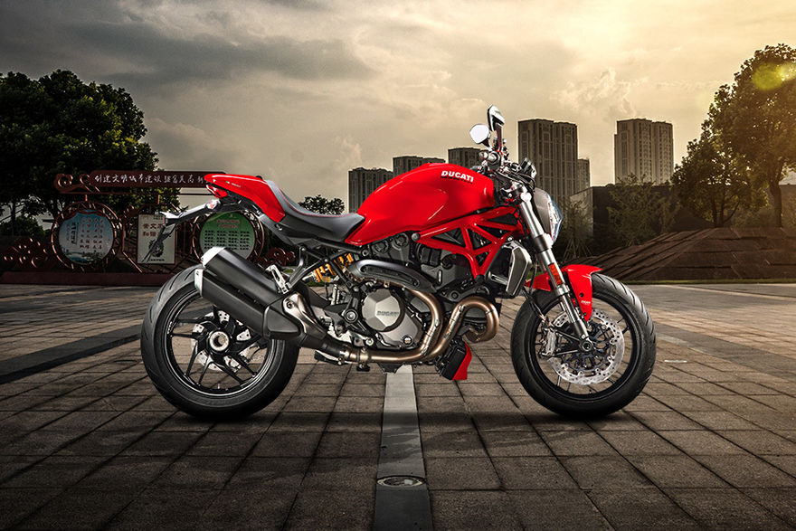 Ducati Monster 1200 Right Side View
