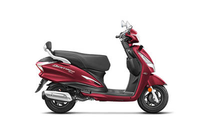 Hero Destini 125 Nobel Red Colour - Destini 125 Nobel Red Price