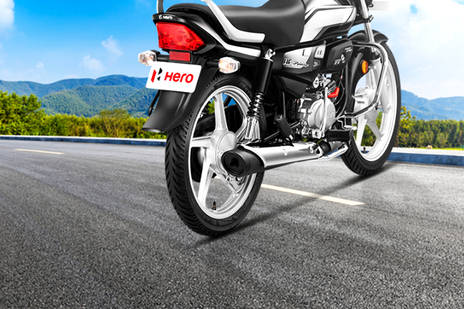 Hero HF Deluxe Kick Start Drum Alloy Wheel Price Images Mileage