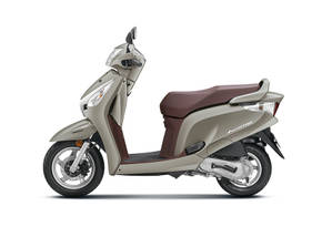 Honda Aviator Matt Selene Silver Metallic Colour - Aviator Matt Selene ...