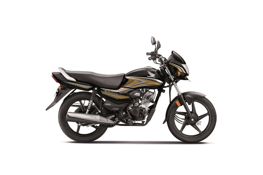 Honda Shine 100 Black With Gold Colour - Shine 100 Black With Gold Price