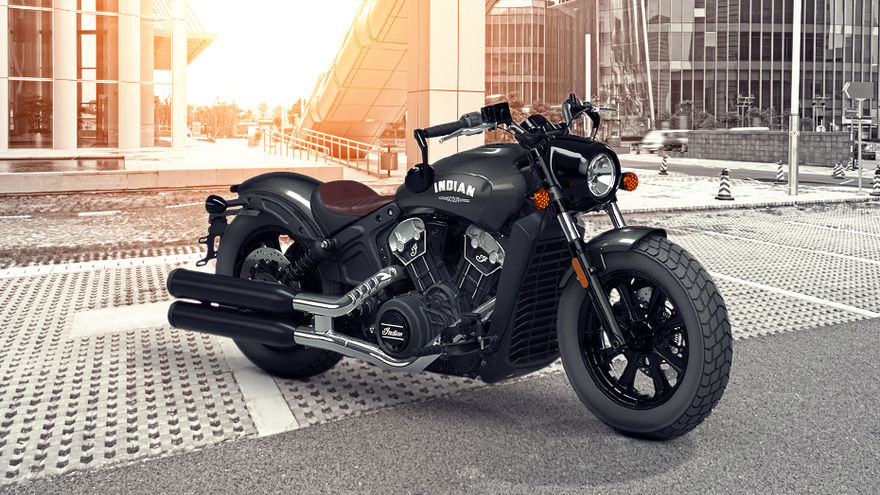 Indian Scout Bobber Front Right View