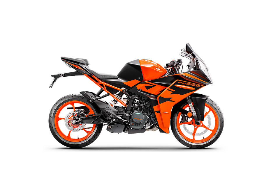 Ktm store orange bike