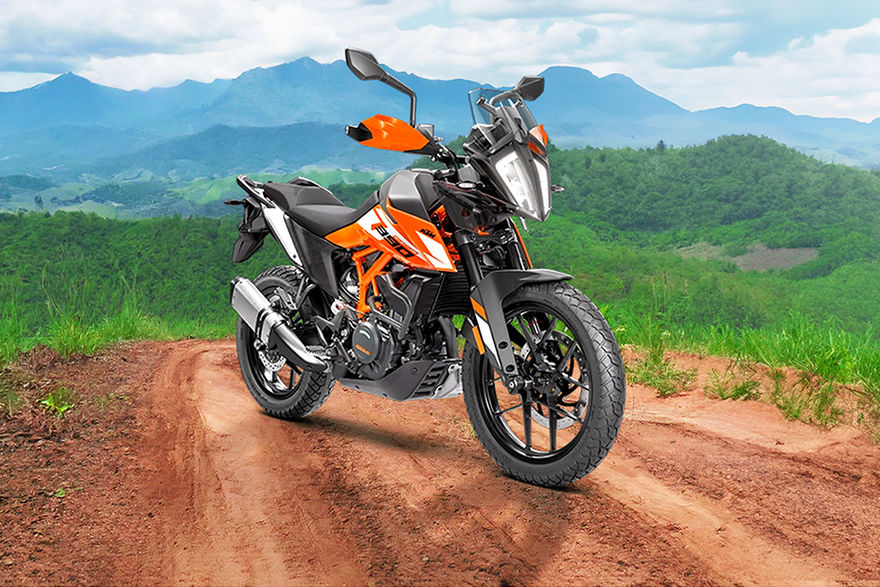 KTM 390 Adventure Front Right View