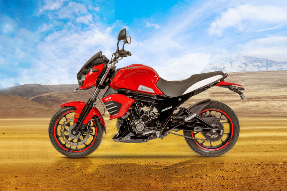 Mahindra Mojo 300 BS6 Red Price, Images, Mileage, &