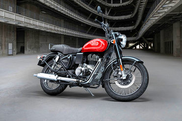 Royal Enfield Bullet 350 Military SilverRed and Military SilverBlack