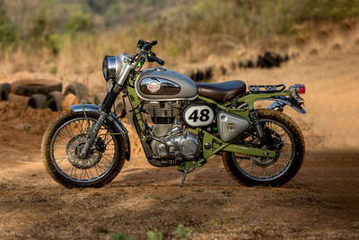 Royal Enfield Bullet Trials 500 Left Side View