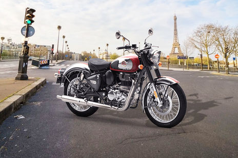 Royal Enfield Classic 350 Chrome Series With Dual-Channel Price, Images,  Mileage, Specs & Features