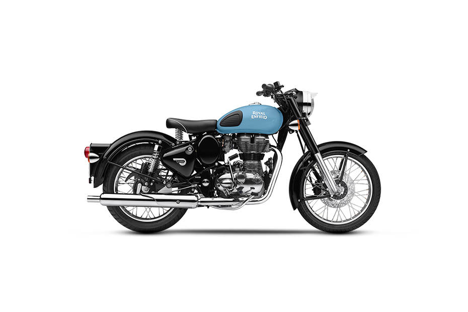 Royal enfield classic 350 shop price blue colour