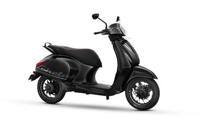 Bajaj Chetak Brooklyn Black Colour - Chetak Brooklyn Black Price