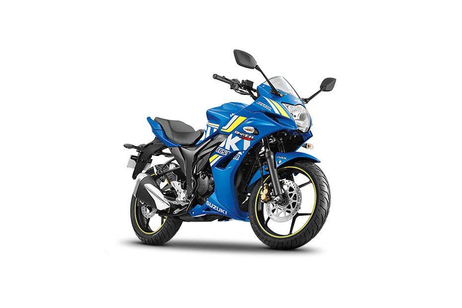 Gixxer bike outlet blue colour