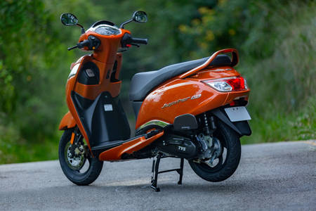 tvs jupiter 125 on road price