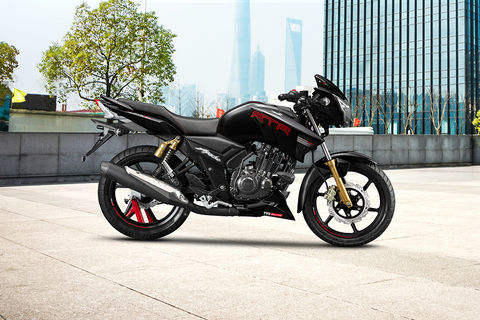 TVS Apache RTR 180 Right Side View
