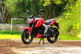 tvs apache 180 bs6 on road price