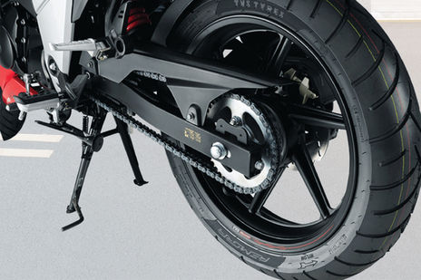 TVS Apache RTR 160 4V Front And Rear 
