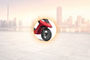 TVS Scooty Pep Plus Front Tyre View