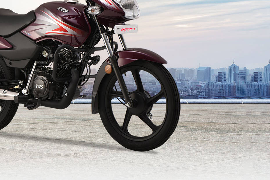 tvs sport 110cc on road price