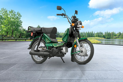 TVS XL100 Front Right View