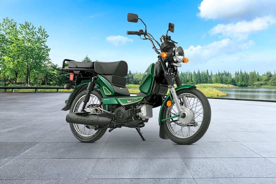TVS XL 100 Heavy Duty Green Moped at Rs 33939, TVS Scooty in Ara