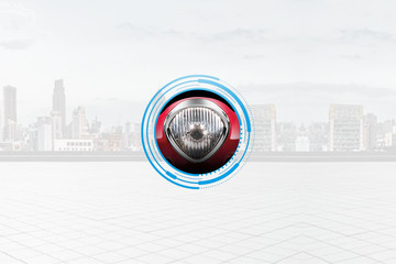 Yamaha Fascino 125 Head Light