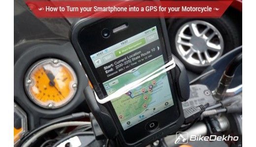 How to Turn your Smartphone into a GPS for your Motorcycle