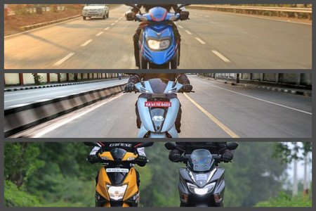 Ather 450 Vs TVS Ntorq 125 Vs Suzuki Burgman Street Vs Aprilia SR 125: Real World Performance Compared Ather 450 Vs TVS Ntorq 125 Vs Suzuki Burgman Street Vs Aprilia SR 125: Real World Performance Compared