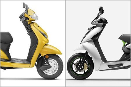 Honda Activa 5G vs Ather 450: Performance Comparison Honda Activa 5G vs Ather 450: Performance Comparison