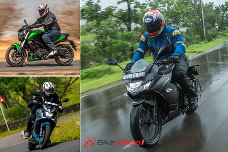 Suzuki Gixxer SF 250 vs Bajaj Dominar 400 vs Yamaha Fazer 25: Real-world Performance Comparison Suzuki Gixxer SF 250 vs Bajaj Dominar 400 vs Yamaha Fazer 25: Real-world Performance Comparison