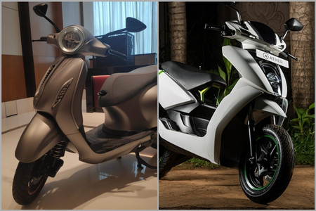 Bajaj Chetak vs Ather 450: Photo Gallery Bajaj Chetak vs Ather 450: Photo Gallery