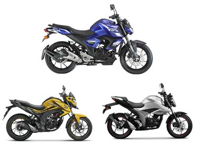 BS6 Yamaha FZS-Fi vs Honda CB Hornet 160R vs Suzuki Gixxer: Specification Comparison BS6 Yamaha FZS-Fi vs Honda CB Hornet 160R vs Suzuki Gixxer: Specification Comparison