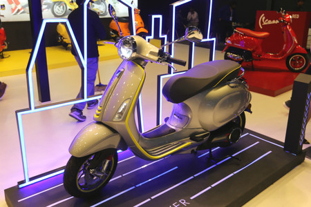 Vespa Elettrica Showcased At Auto Expo 2020 Vespa Elettrica Showcased At Auto Expo 2020