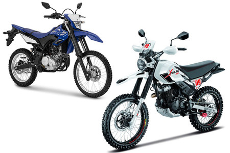 Hero XPulse 200 Rally Kit vs Yamaha WR155: Image Comparison Hero XPulse 200 Rally Kit vs Yamaha WR155: Image Comparison