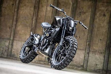 This Custom Bajaj Dominar 400 Scrambler Is Ready To Reap Your Soul This Custom Bajaj Dominar 400 Scrambler Is Ready To Reap Your Soul