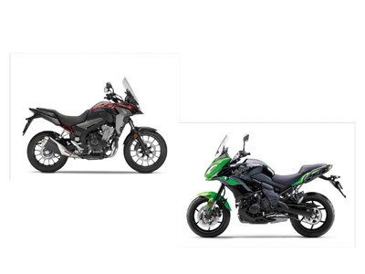 Honda CB500X vs Kawasaki Versys 650: Image Comparison Honda CB500X vs Kawasaki Versys 650: Image Comparison