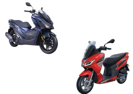 SYM Jet X 150 vs Aprilia SXR 160: Image Comparison SYM Jet X 150 vs Aprilia SXR 160: Image Comparison
