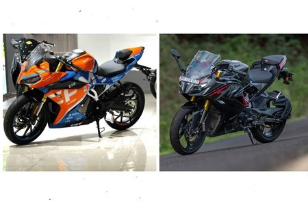 CFMoto 250SR vs TVS Apache RR 310: Image Comparison CFMoto 250SR vs TVS Apache RR 310: Image Comparison