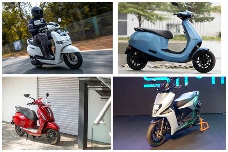 Top 5 Lightest Premium Electric Scooters In India: Ola S1, Ather 450X And More!