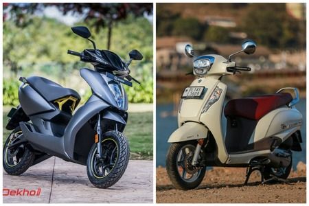 Ather 450X vs Suzuki Access 125 BS6: Performance Numbers Compared 