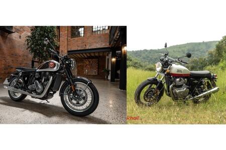 BSA Gold Star vs Royal Enfield Interceptor 650: Photo Comparison