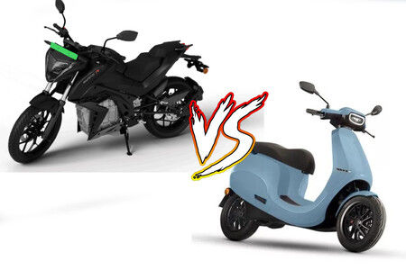 Tork Kratos Electric Bike vs Ola S1 Electric Scooter: Photo Comparison