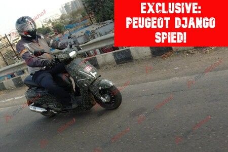 EXCLUSIVE: Peugeot Django 125 Spied Again, India Launch This Year