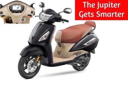 TVS Jupiter ZX With Navigation And Voice Assist Launched
